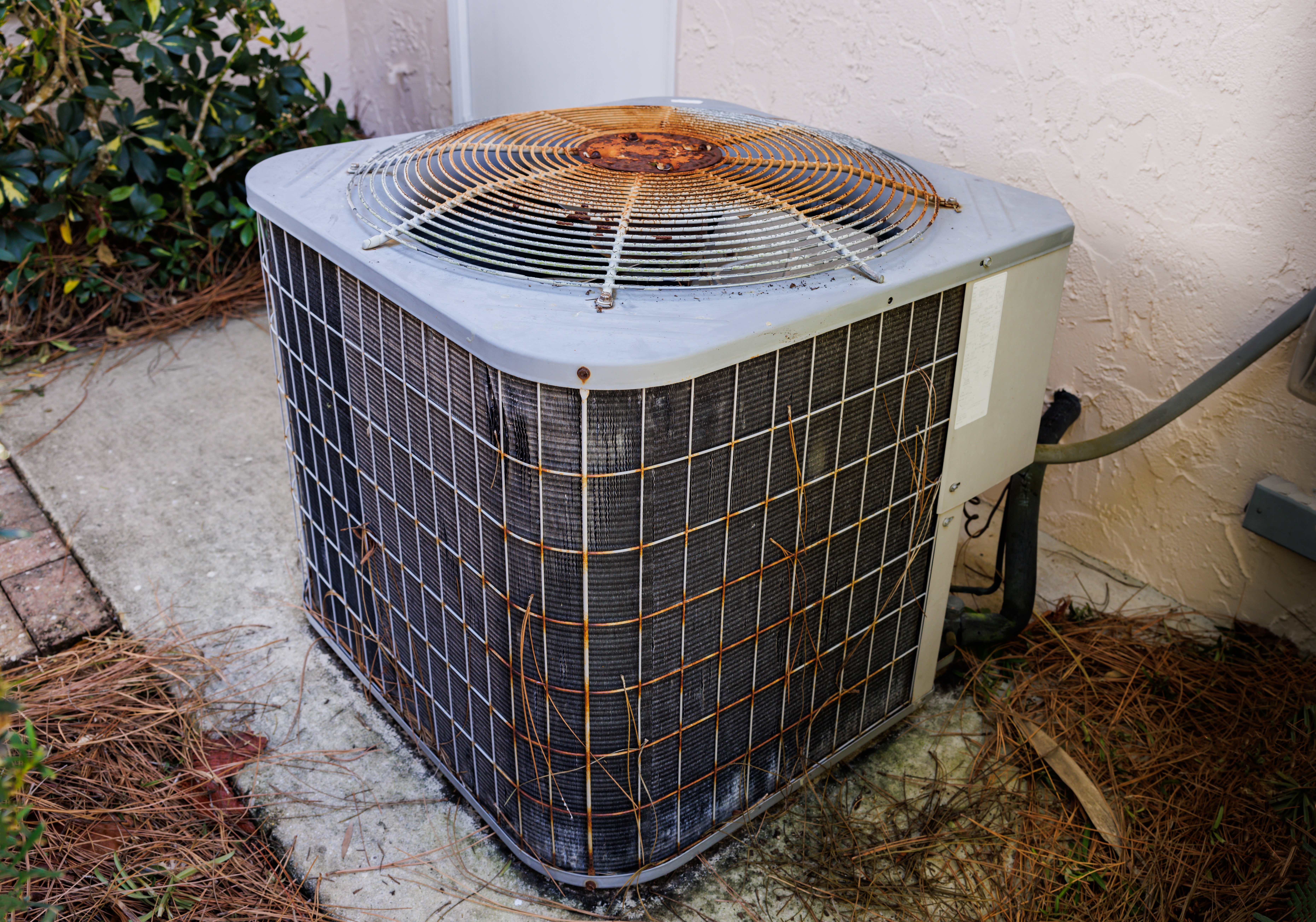old central air unit not cooling