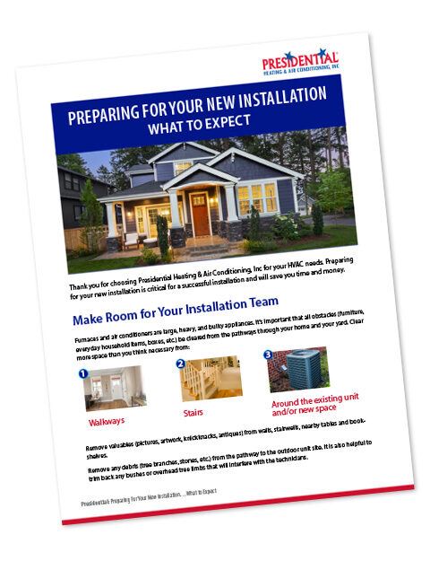 Pres Fact Sheets Preparing For Your New Install 