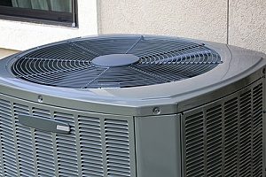 an AC unit that is running thanks to the help of a professional Maryland HVAC contractor