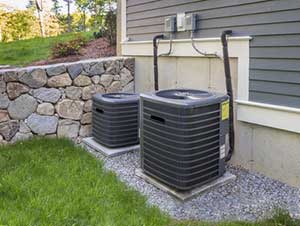 outside HVAC system