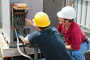 HVAC unit being replaced in order to cut costs to homeowners