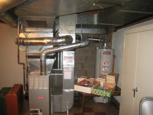 basement furnace installation